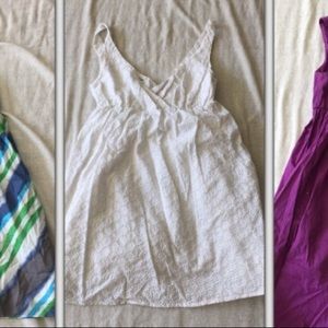 White ON babydoll dress